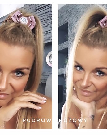Biżuteryjna spinka do włosów New, Pudrowy Różowy
