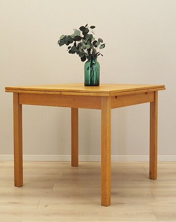 Stół dębowy, duński design, lata 60, produkcja: Dania, Przetwory design