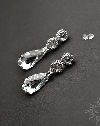 Crystal cometa, kolczyki z kryształami Swarovski, Sol