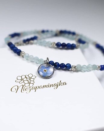 Akwamaryn i Sodalit z Niezapominajką, Lovely Jewellery