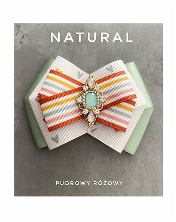 Brosza z kolekcji NATURAL  New, Pudrowy Różowy