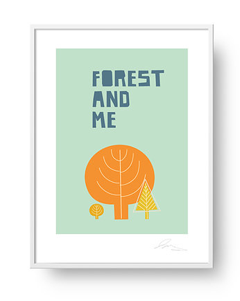 Plakat FOREST AND ME, PAKOWANIE PREZENTÓW - Papier do pakowani