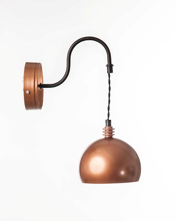 Kinkiet, lampa ścienna Tester miedź-miedź, 37cm, Home Design