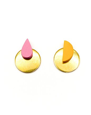 Kolczyki Mini z blaszką, SZLIFY