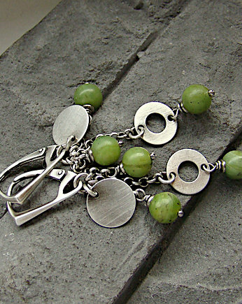 Kolczyki Nefryt, RayOfArt