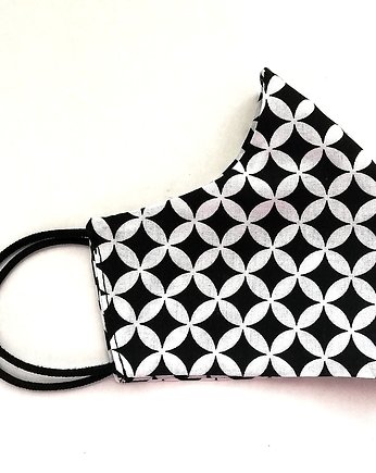maseczka black and white, Martha Stark