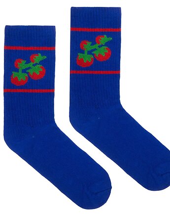 Skarpetki sportowe z bawełny organicznej pomidor, KABAK