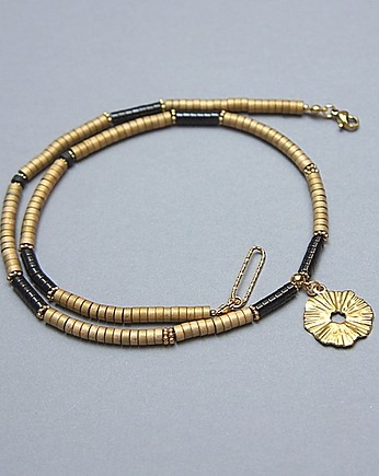 Hematyt gold matt /choker/ - Szlachetna kolekcja, KiKa pracownia