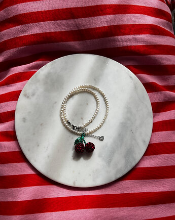 Naszyjnik z plecionymi wisienkami, Juicy Beads