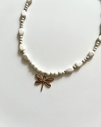 Naszyjnik Dragonfly z zawieszką w kształcie ważki, Volie Line