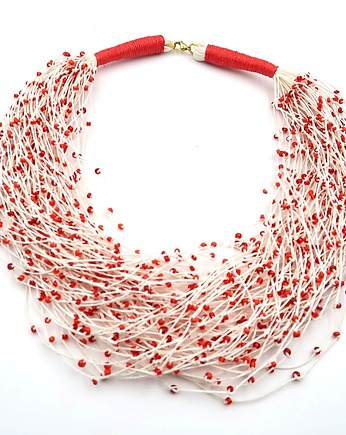 Kusama red - naszyjnik, Makowisko