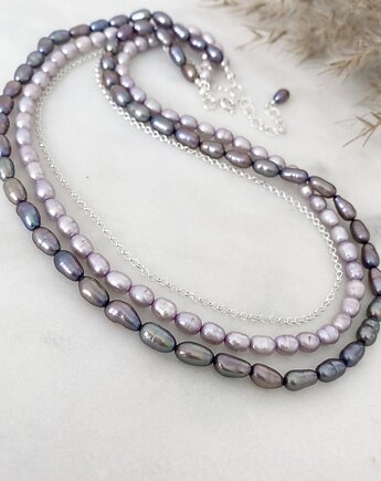Naszyjnik Lilac pearls, Marisella