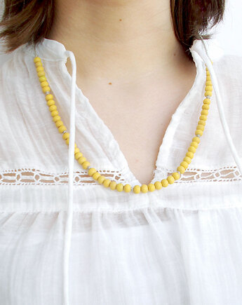 Yellow lekki Naszyjnik bez metalu, galeria nuit