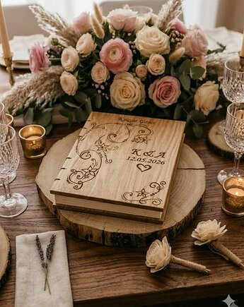 Notatnik drewniany,eko notatnik drewniany , pamiętnik, TreeTrue