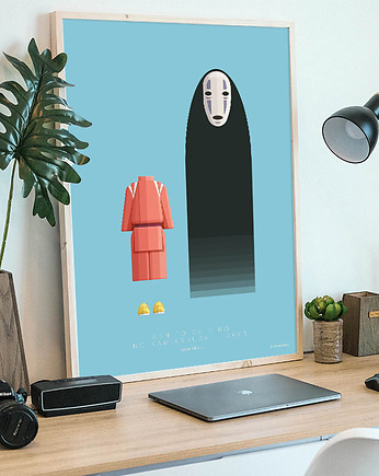 Spirited Away - plakat 50x70 cm, minimalmill