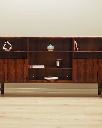 Biblioteczka palisandrowa, duński design, lata 70, projektant: Ib Kofod Larsen, Przetwory design