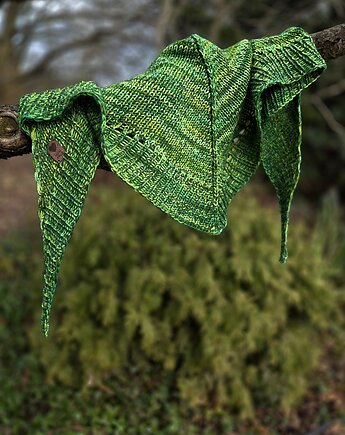 W trawie / chusta, agat handmade