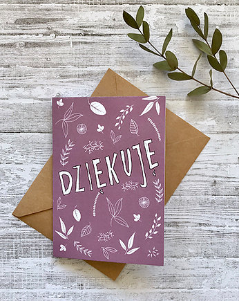 Kartka Dziękuję, Gosia Sendlewska