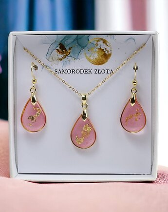 Zestaw łezki Barbie samorodek złota, Lovely Jewellery