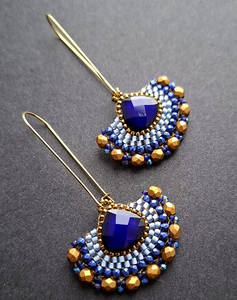 W szkle kolorowym no22 - kolczyki, Motywator Eweliny