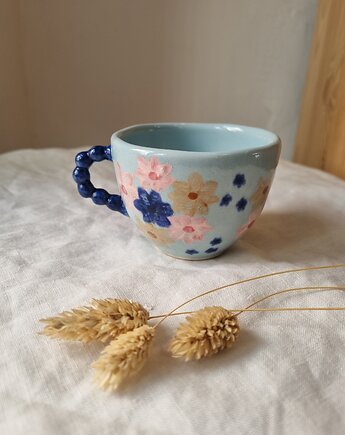 Filiżanka w KWIATY, krusz art