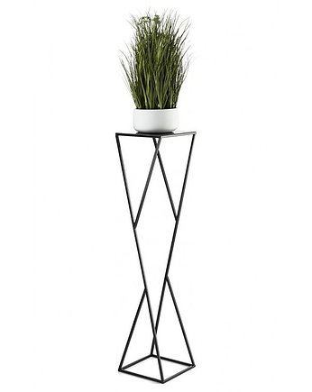 Kwietnik Metalowy Stojak na Kwiaty Black 100 cm, MIA home