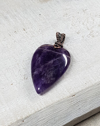 Ametyst serce m286, JanArt