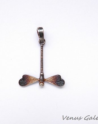 Wisiorek srebrny - Mini ważka, VENUS GALERIA