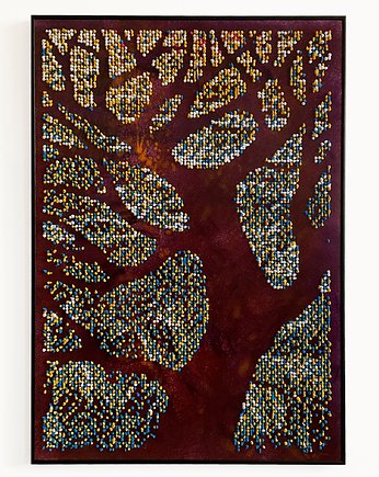 Drzewo - panel dekoracyjny w kolorze, 3dArtech