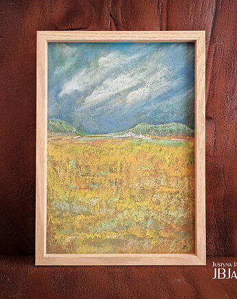 Gorący lipiec pastela sucha A4, JBJart Justyna Jaszke