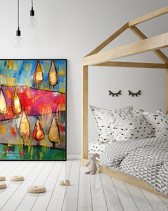 Blisko - plakat 50x70 cm, Katarzyna Radzka