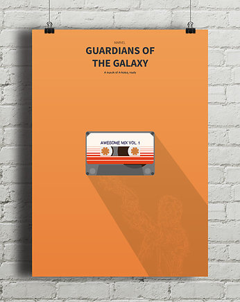Plakat Guardians of the Galaxy, minimalmill