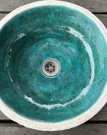 UM67 Umywalka ceramiczna ręcznie robiona, Dekornia