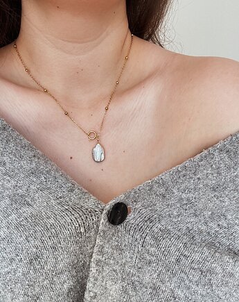 Naszyjnik łańcuszek Perła, Chmolowska Jewellery