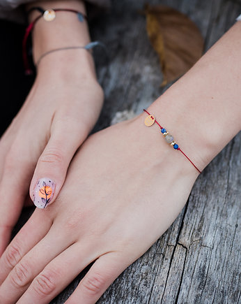 Sznurkowa Bransoletka Taste z Labradorytem i Lapisem Lazuli, w hand works