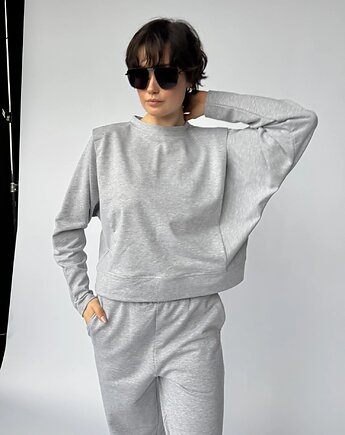 Bluza Art grey z poduchami, Patchouli