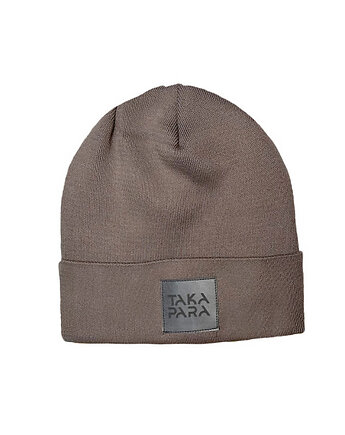 Brązowa czapka 100% bawełna, Takapara