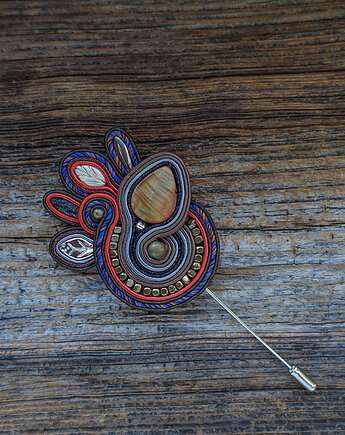 Jesienna broszka sutasz, Mró Soutache