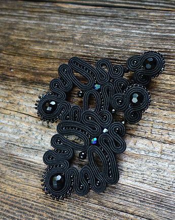 Kolczyki Black Magic, Mró Soutache