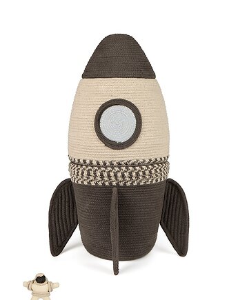 Kosz dekoracyjny Giant Rocket, "Mom, I want to be an astronaut" Lorena Canals, Lorena Canals