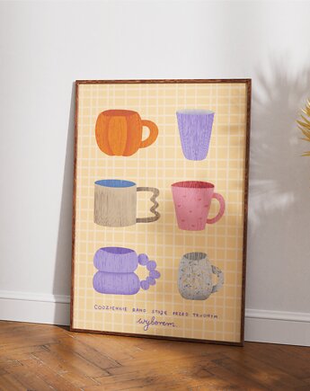 Plakat Kubeczki Kubki, Ostrotwory