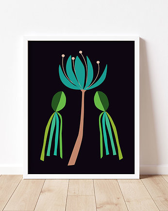 Plakat z motywami roślinnymi, OKAZJE - Prezent na Dzień Kobiet