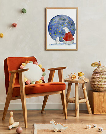 Przyjaciele i Gwiazdy, 30x40 cm, JUST ILUST Justyna Małczak