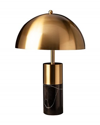 Lampa stołowa Burlesque czarna marmurowa 52cm, Home Design