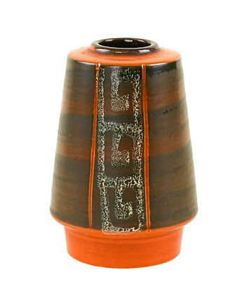 Wazon ceramiczny, niemiecki design, lata 70, produkcja: West Germany, Przetwory design