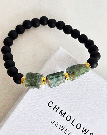 Bransoletka męska Kyanit Unikat, Chmolowska Jewellery