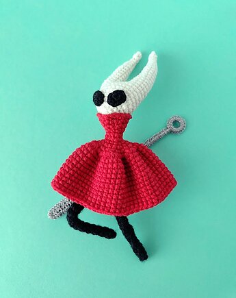 Szydełkowa figurka brelok zawieszka Hollow Knight Silksong