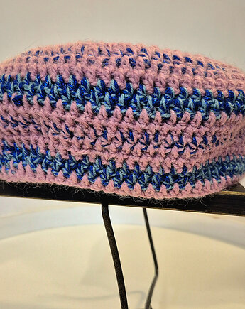 Unikatowy beret w typie toczka., Ula Raclawska