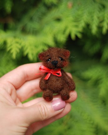 Miś Miniaturka- Brąz, BoboLobo Handicraft