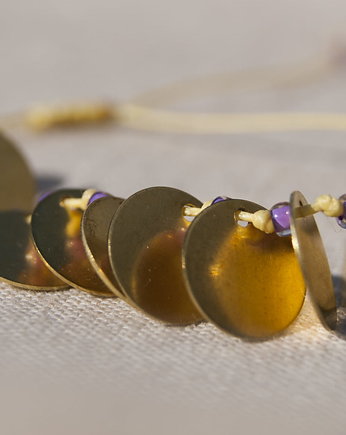 Bransoletka Discs Yellow&Violet, Las Manos